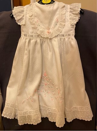 Lote 3 vestidos niña años 80