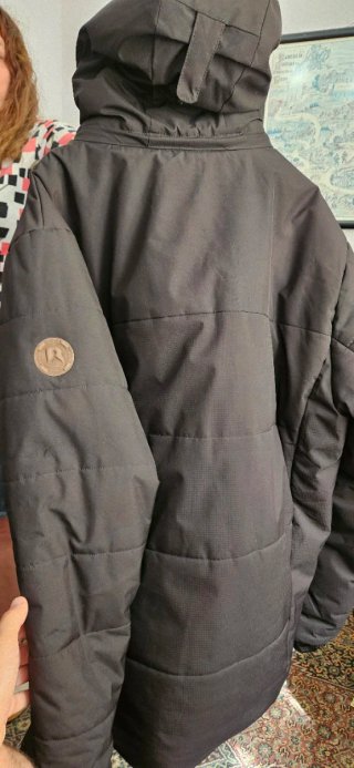 Chaqueta Boriken Hombre Negra Acolchada