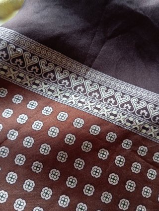 Chal Seda vintage Paul Verlaine Beige/Marrón