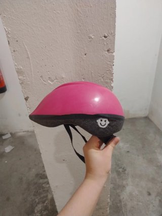 Casco Kiddy Rosa