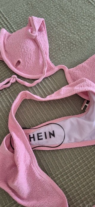 Bikini rosa textura talla M