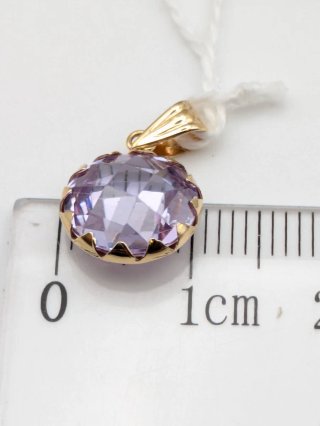 Colgante Oro 18k Amatista