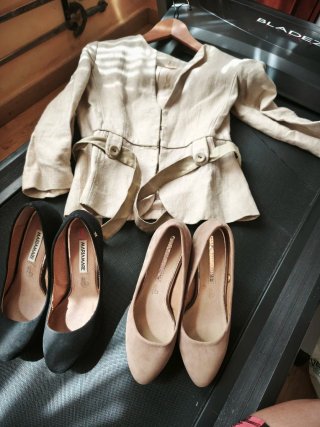 Lote 2 pares zapatos talla 38