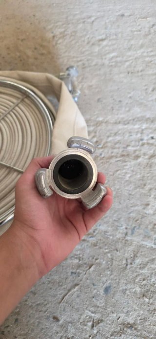 Manguera de Bomberos Enrollada