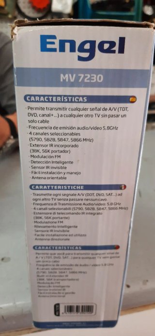 Transmisor A/V Inalambrico A V PUS 5.8 GHz