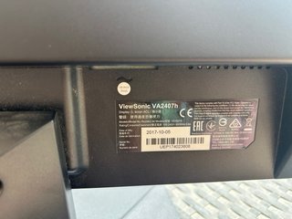 Monitor ViewSonic 24 Negro