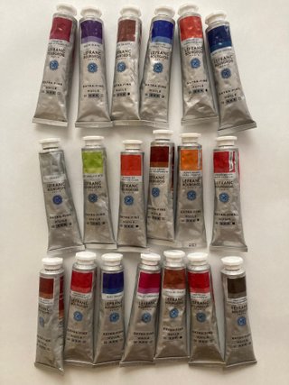 19 colori a olio Lefranc&Bourgeois 40ml