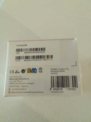 Baliza V16 Geolocalización IoT DGT