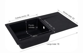 Fregadero Negro una pileta