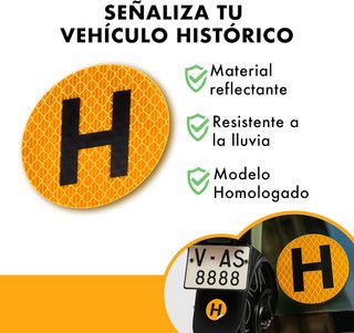 Pegatina Homologada Vehículo Histórico