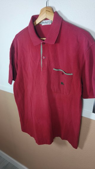 Polo Burberry Rojo Talla L