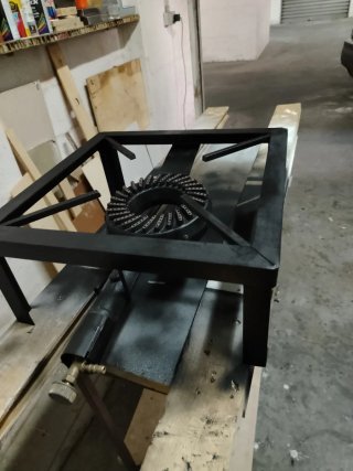Bruciatore a gas nero