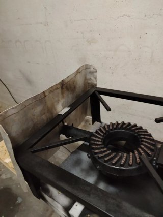 Bruciatore a gas nero