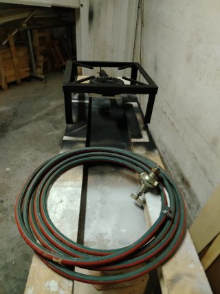 Bruciatore a gas nero