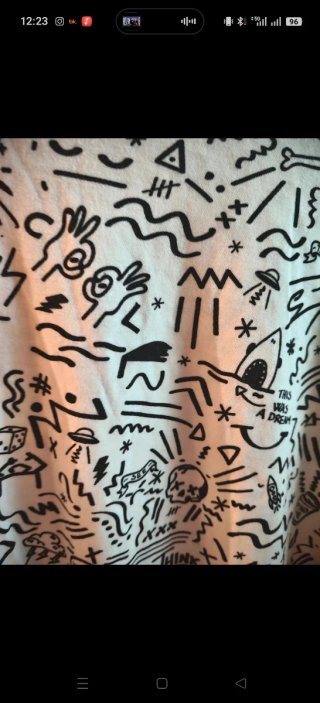 Camiseta Bershka Estampada Talla XL