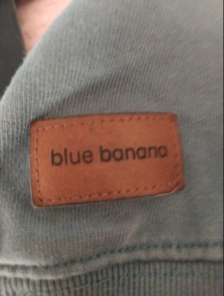 Sudadera Blue Banana con estampado X