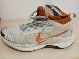 Zapatillas Nike Trail Running Naranja Blanco