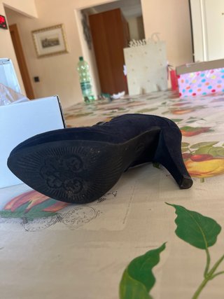 Tacones azul marino talla 37