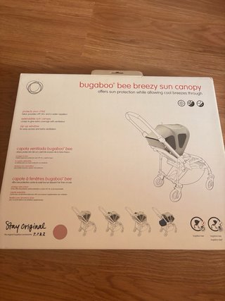Silla Bugaboo Bee con 2 capotas y esterilla