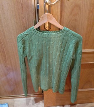 Jersey verde trenzado