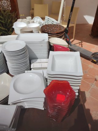 Vajilla, cubiertos, etc