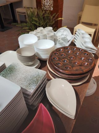 Vajilla, cubiertos, etc