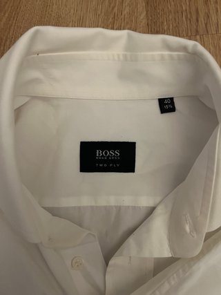 Camisa BOSS blanca original – Talla 40