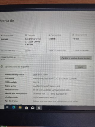 Mini PC Intel Core i5 8GB RAM listo para usar