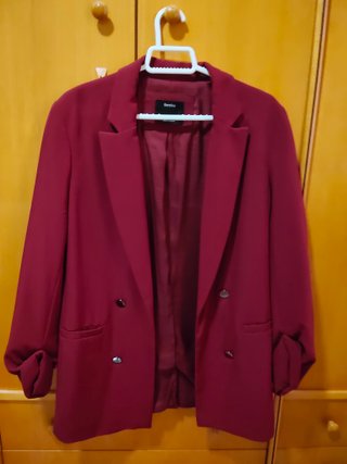 Blazer Bershka Granate Talla M