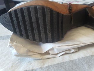 Botas Mango piel melocotón T.39