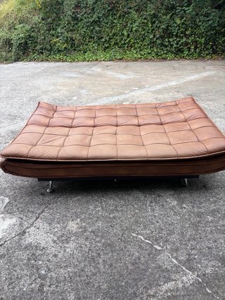 Sofá Cama polipiel  Marrón