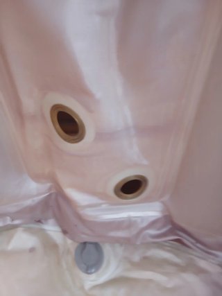 Jacuzzi Mspa inflable azul y blanco