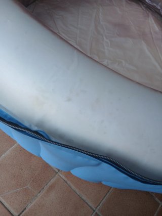 Jacuzzi Mspa inflable azul y blanco