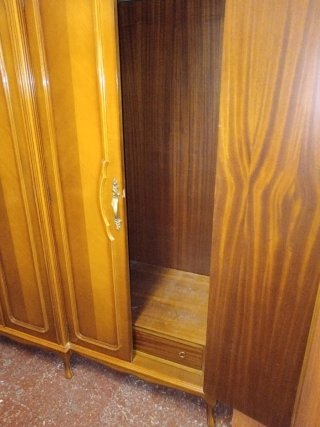 Armario 6 puertas 5 cajones madera