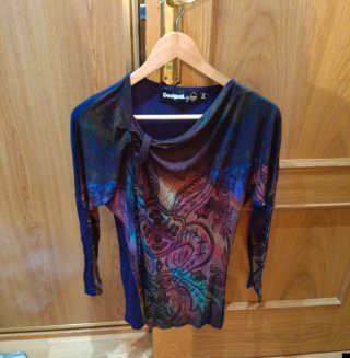 Camiseta Desigual manga larga multicolor