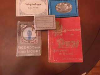 Lote Postales Antiguas Souvenir Varios