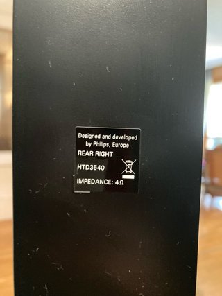 Altavoces Philips Home Cinema Negros
