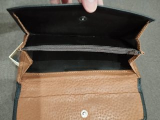 Cartera Piel El Potro Marrón Grabada