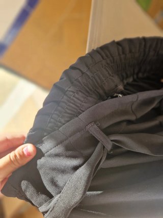 Pantalón ancho negro Stradivarius