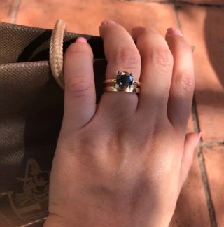 Anillo Oro 18k Diamante Negro 2,46 ct