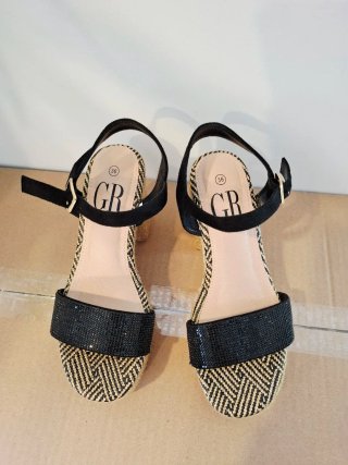 Sandalias cuña esparto Guy Laroche T36