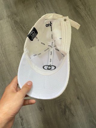 Gorra Gucci Estampado GG Blanca Negra