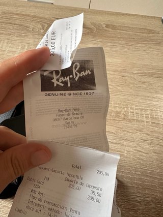 Gafas Ray-Ban Polarizadas Negras