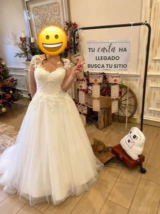 Vestido de Novia Blanco Encaje