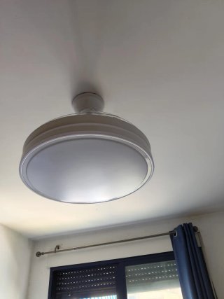 Ventilador Techo Elecsan Retráctil Luz DC