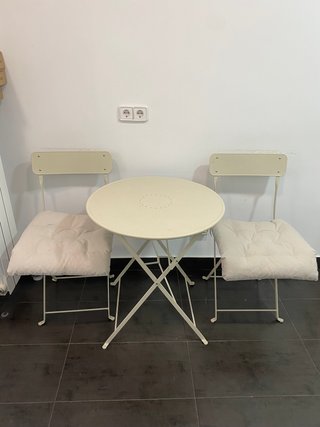 Mesa y 2 Sillas Jardín Ikea SALTHOLMEN