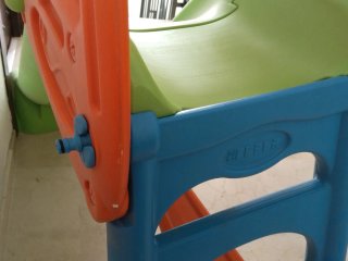 Tobogán Feber Infantil Naranja y Verde