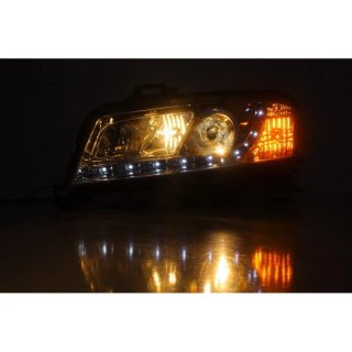 Faros delanteros LED para Fiat Stilo Cromados