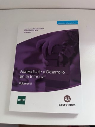 Libros educacion infantil, UNED. Como nuevos