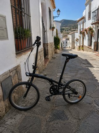 Bicicleta plegable B'TWIN una velocidad